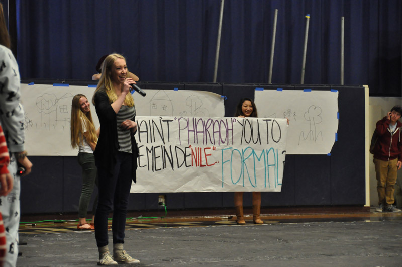 Senior Maddie Biehl asked Senior Alex Stellar to Formal 23