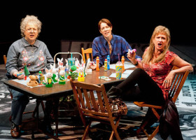 (from left) Robin Pearson Rose as Dottie, Eva Kaminsky as Margaret and Carol Halstead as Jean in the San Diego Premiere of David Lindsay-Abaire's Good People, directed by Paul Mullins, Sept. 29 - Oct. 28, 2012 at The Old Globe. Photo by Henry DiRocco.