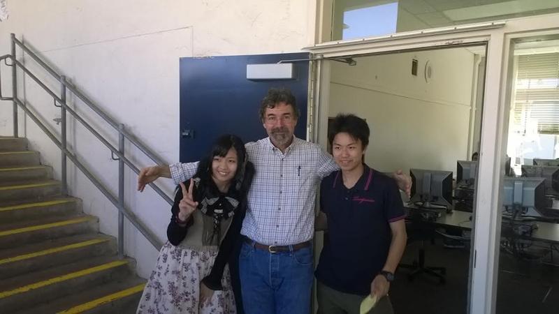 roberts with japanese students