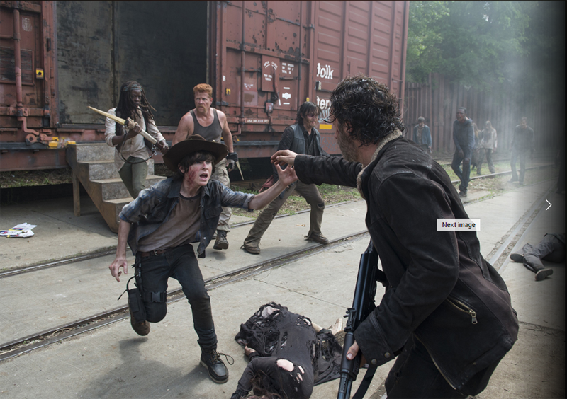 The Walking Dead:  Episode 503, “Four Walls and a Roof”