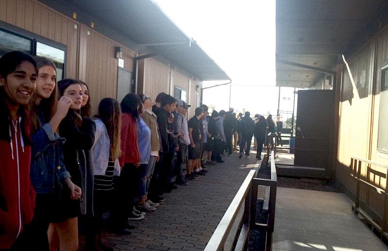 Today at SDA: Human Chain