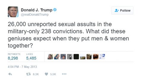 Trump's Comments on Sexual Assault Offensive and Unwanted