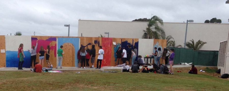 Today At SDA: Work on New Mural Begins