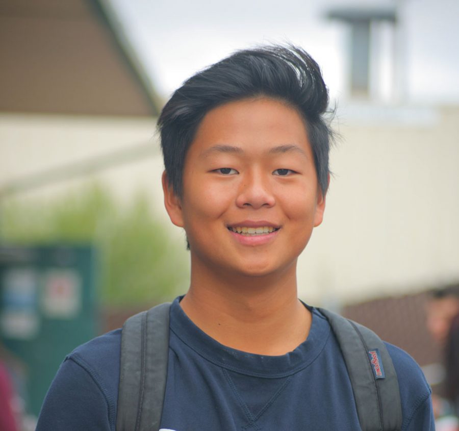 Junior Josh Lim, Running for President