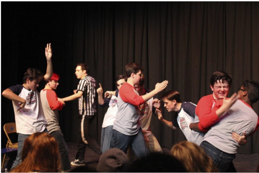 SDA Plays LCC in Comedy Sportz Red Rover Game