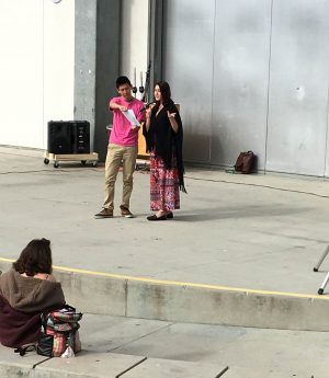 Students Meditate for Homeroom Olympics