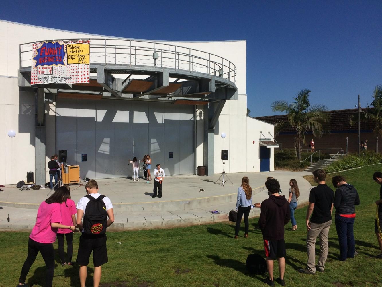 Students do Tai Chi to Relieve Stress