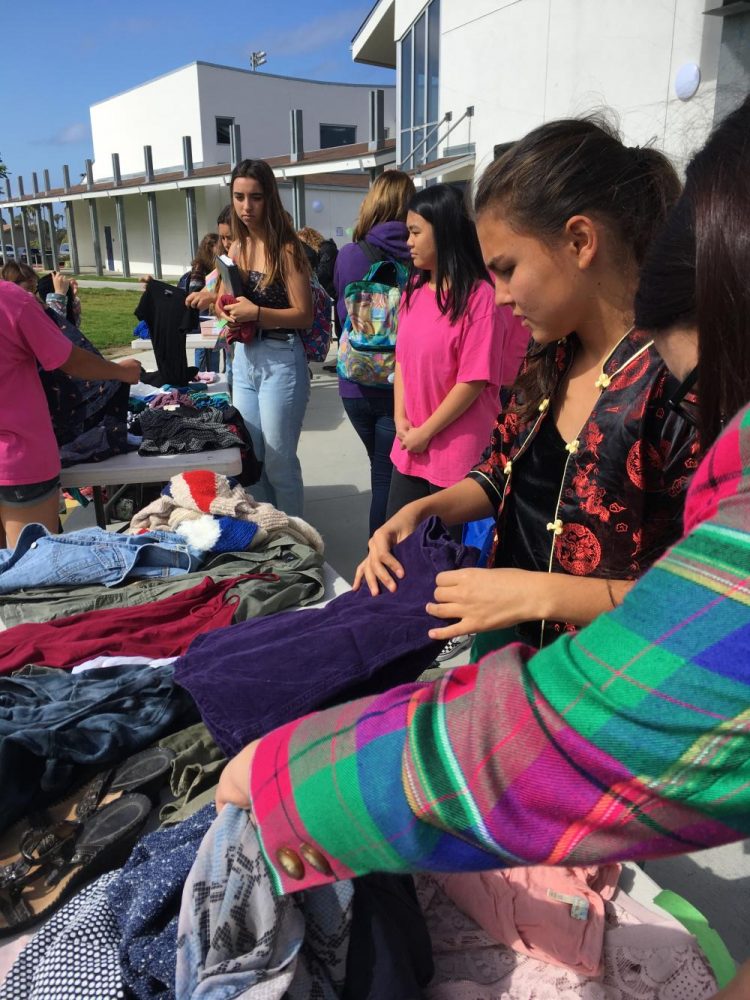 Students Trade Clothing in Homeroom Olympics Event