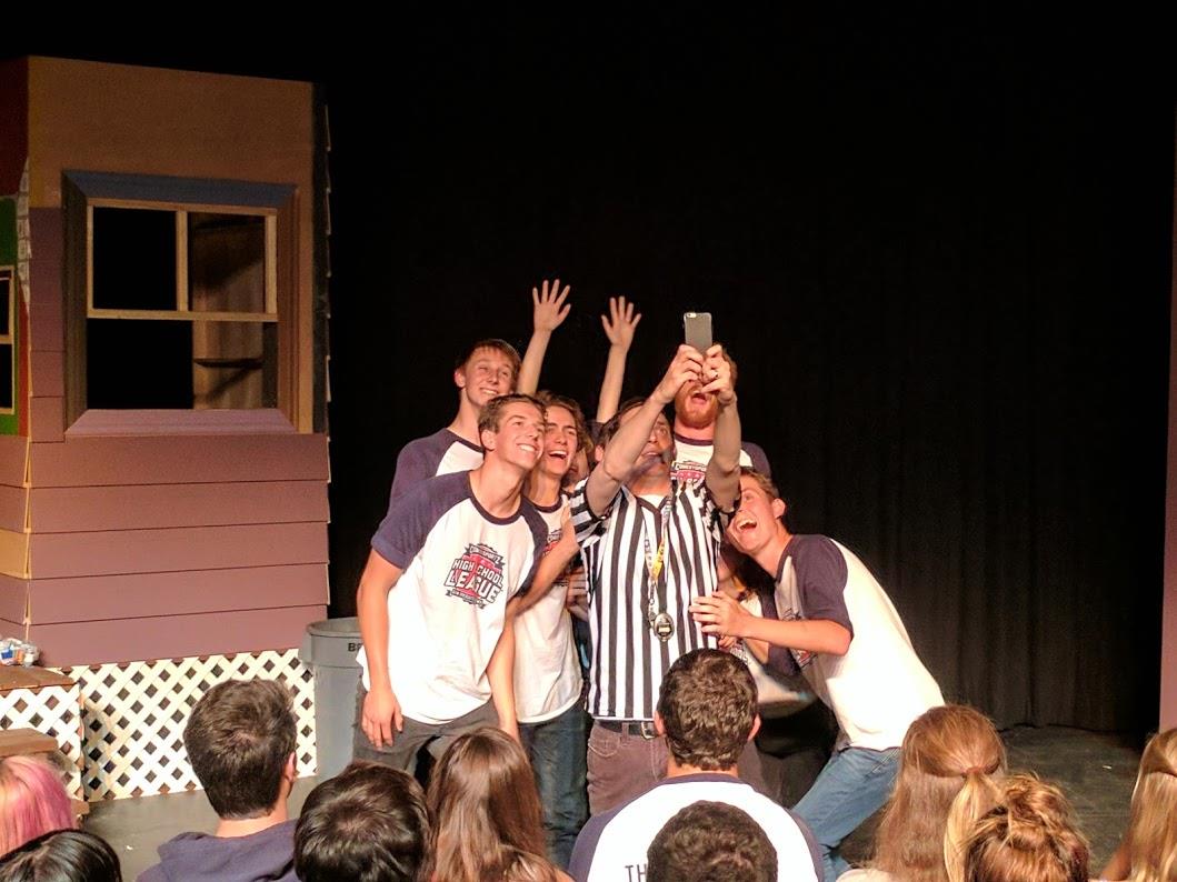 Seniors Participate in Last ComedySportz Game