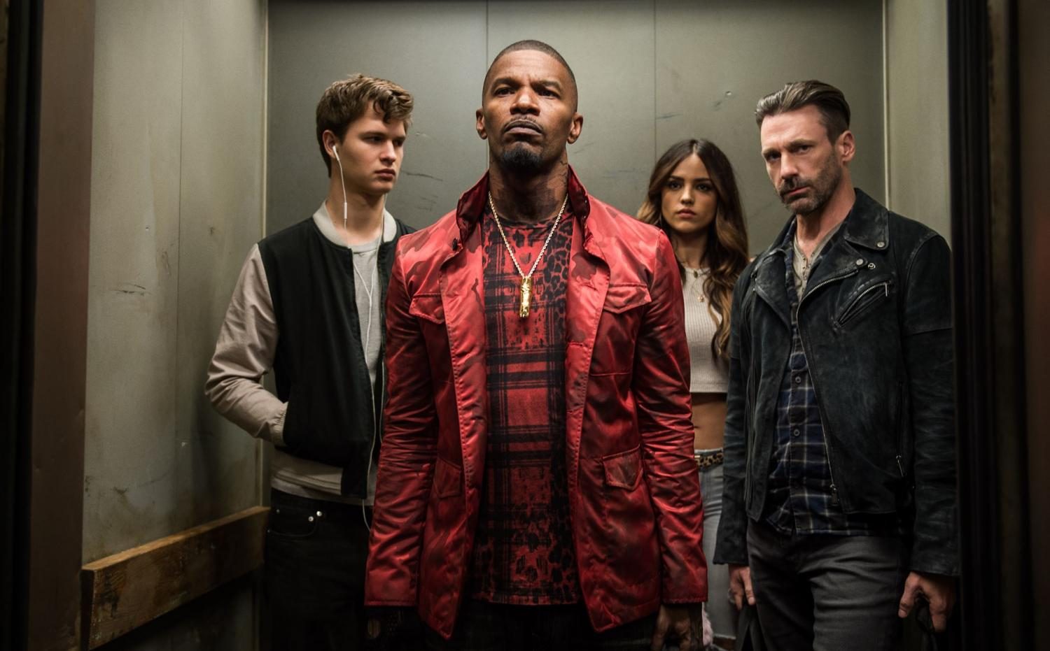 “Baby Driver”, starring Ansel Elgort and Kevin Spacey, is about a major crime boss and his getaway driver.