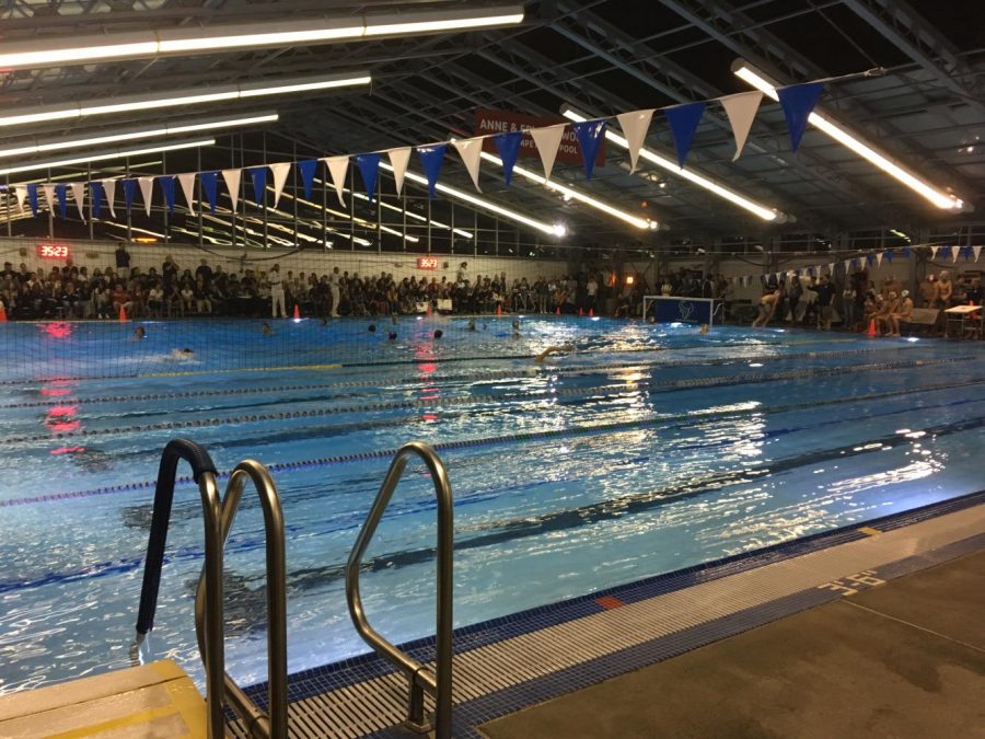 SDAs boys water polo overpowered LCC in Tuesdays rivalry match.