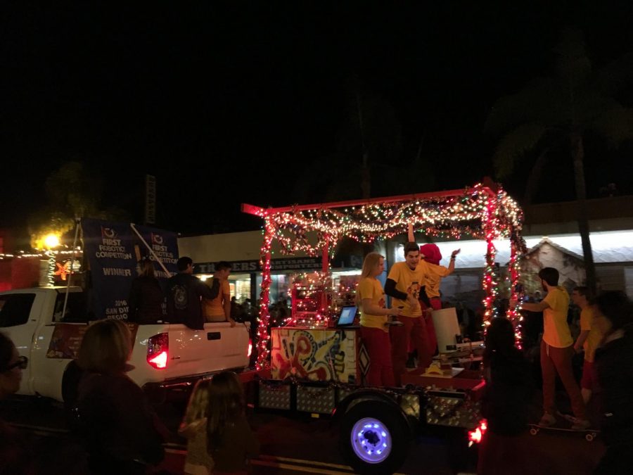 SDA's robotic team, Team Paradox, took part in in the parade.