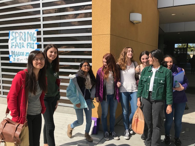 The Mustang writers that participated in the competition. Left to right: sophomore Joice He, senior Olivia Olander, freshman Rithika Vighne, sophomore Aiden Fullwood, junior Shayna Glazer, junior Taylor Rudman, junior Simmone Stearn, and senior Mallika Seshadri 