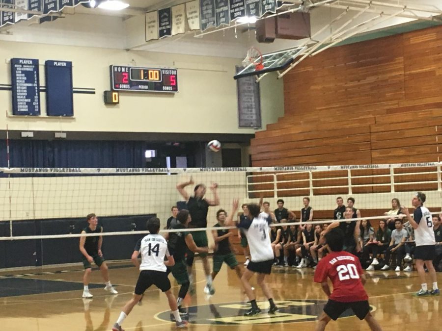 The SDA boys volleyball played against Sage Creek Friday.