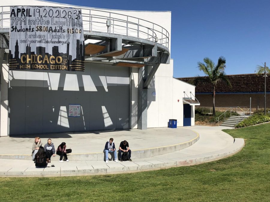 The few participants of the walkout 