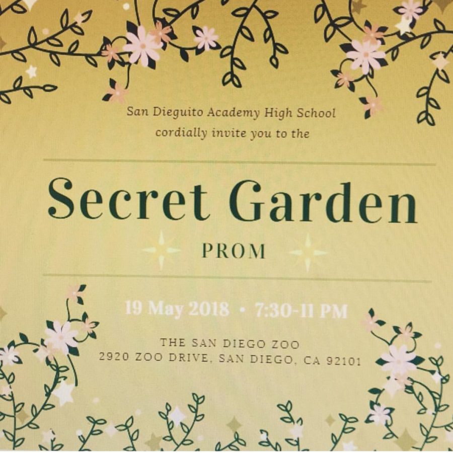 After backlash, the prom theme was changed from Bollywood to Secret Garden