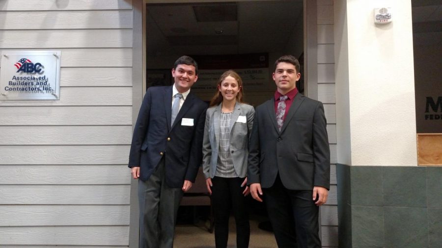 Ethan Hirschberg, Alexandra Joelson and Griffin Clark