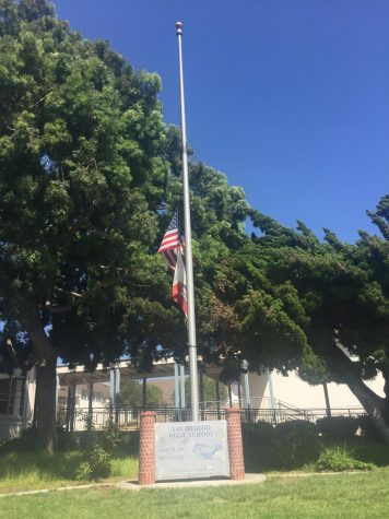 Today at SDA: Half Mast for McCain