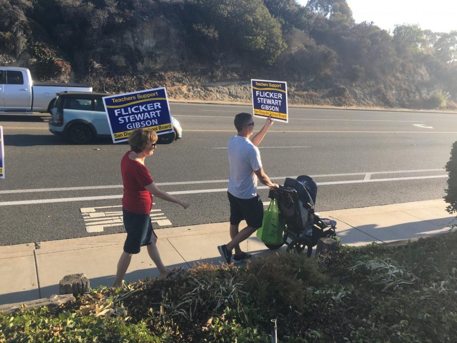 The demonstration took place on Thursday, September 13 before a school board meeting. About 40 SDFA members were in attendance.