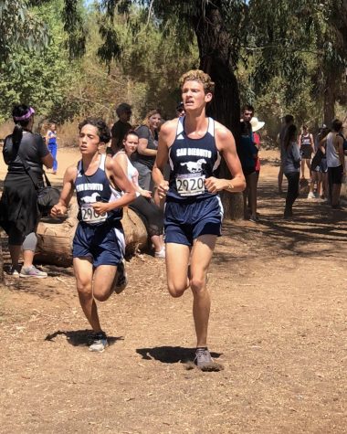 The Mustang cross country team competes in first meet of the season.