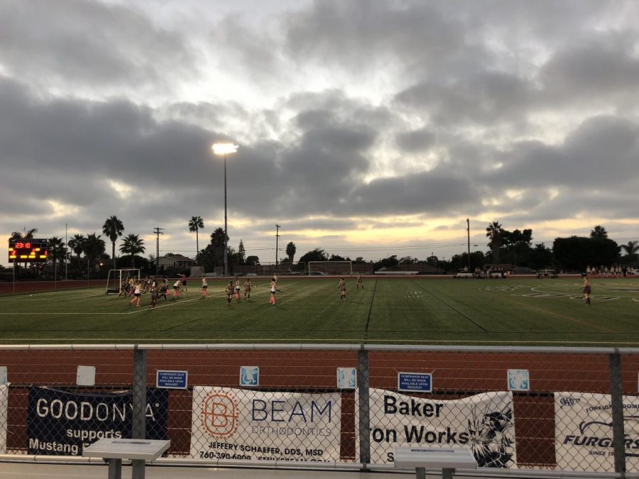 Field Hockey competes 