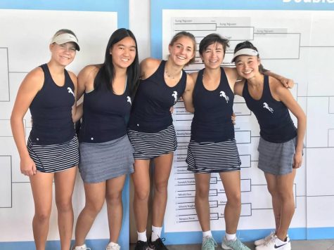Girls Tennis Comes in Second in Open Division CIFs