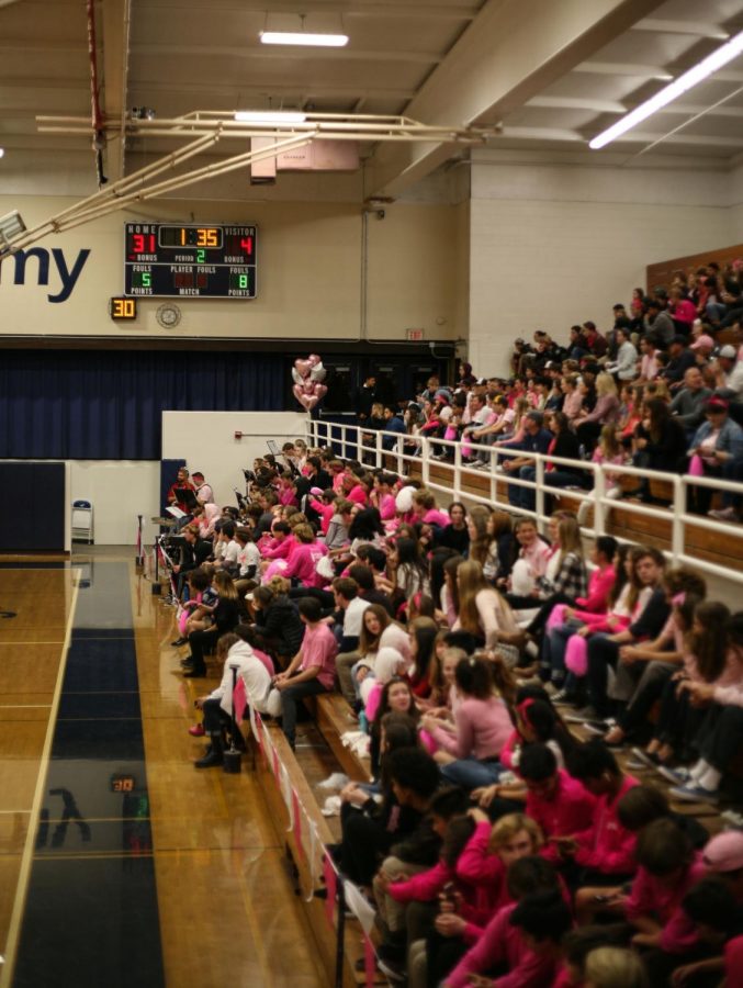 A huge crowd came out for the game.