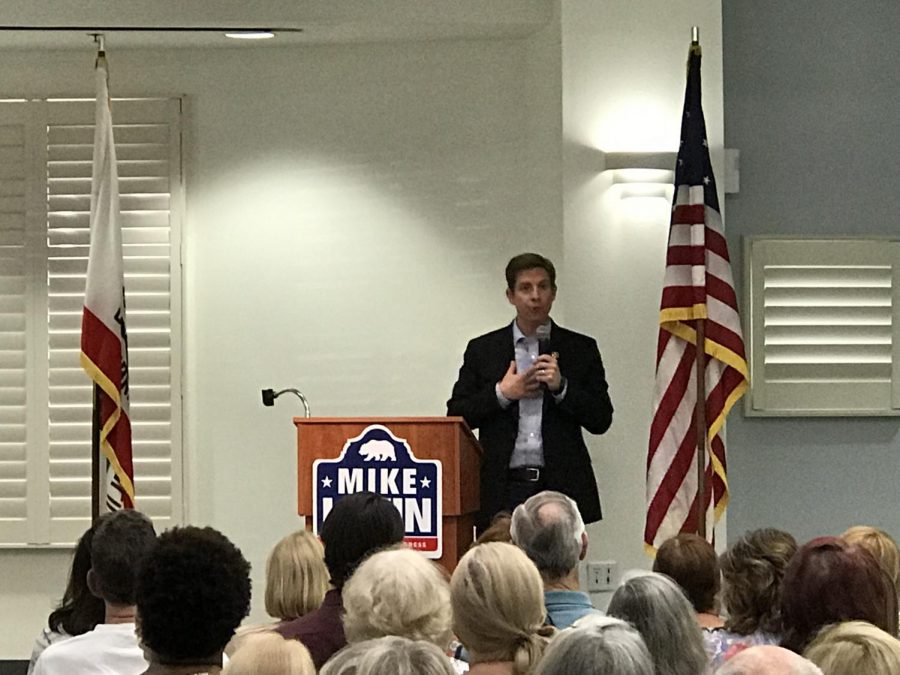 Recently elected congressman, Mike Levin, answers questions.