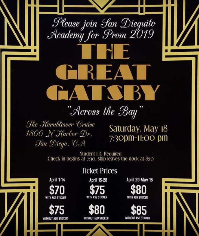 The last day to buy prom tickets is Wednesday, May 15th.