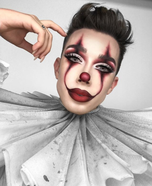 James Charles in Clown Makeup