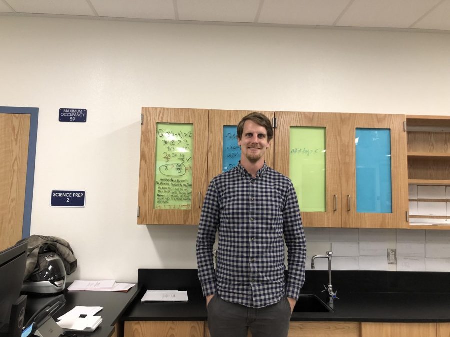 Steven Dale is one of the new math teachers this year.