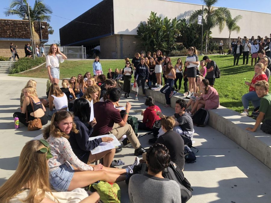 Some SDA students participated in the Global Walk-Out for Climate Change