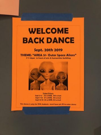 This years Welcome Back dance is taking place on Friday.