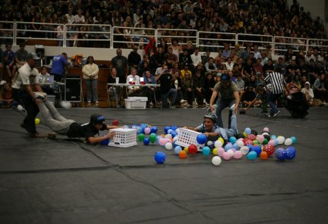 Spaghetti with lotion, a broken skateboard, and an impromptu buzzcut: Homecoming Assembly