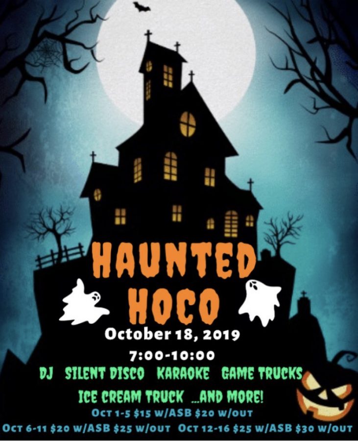 This years Homecoming dance is Halloween themed.