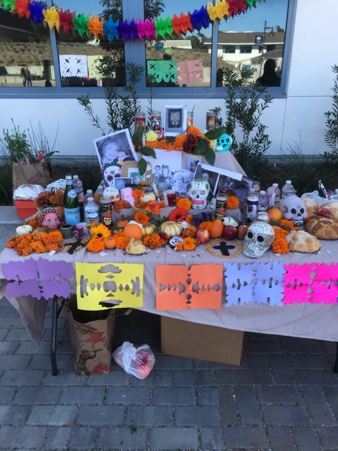 Another Ofrenda displayed at school.