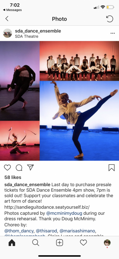 SDA+Dance+Ensemble+students+performing+during+a+dress+rehearsal.+