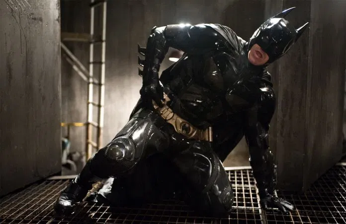 Christian Bale's Batman costume has ridiculous ears.