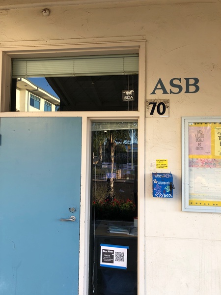 The ASB classroom is now run by a new teacher. 