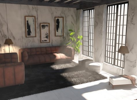 This photo is actually a 3d render. Unfortunately this house does not exist but by learning how to 3d model you can create rooms like this too!