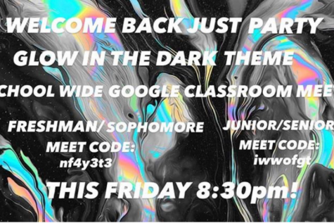ASB publicizes the virtual dance poster on Instagram and over Google Classroom