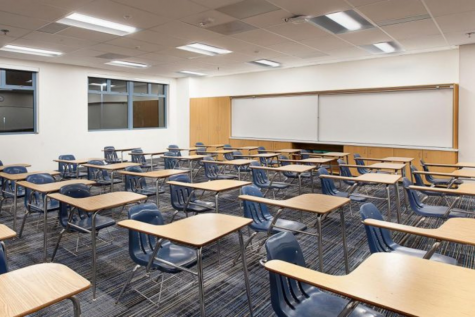The chairs at San Dieguito Academy will be farther apart in reality