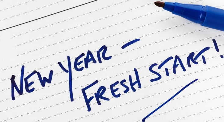 New Year’s is a perfect time to get a fresh start, although resolutions may be hit or miss