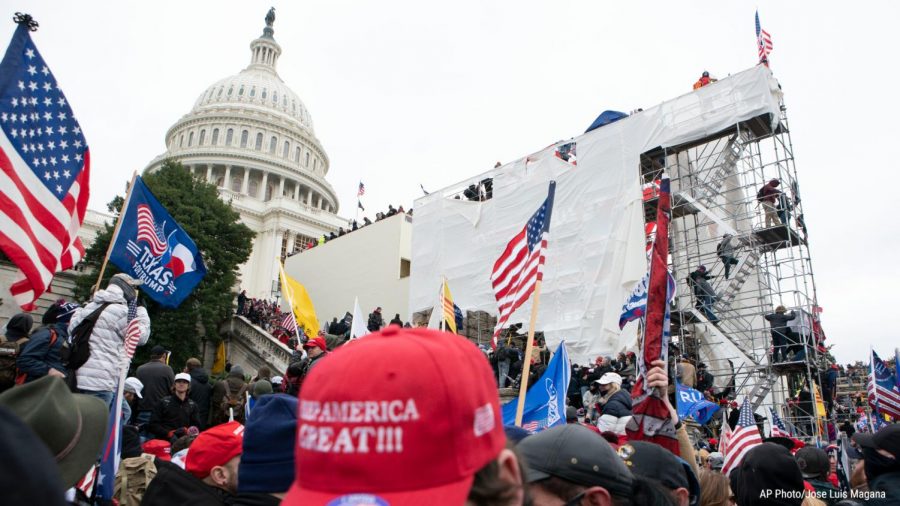 Pro-Trump protesters rioted at the US Capitol in protest of election results in United States Capitol on Jan. 6, 2020