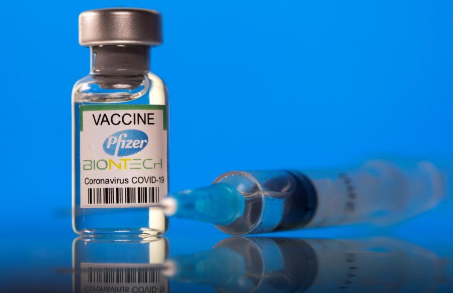 A vial of the Pfizer-BioNTech coronavirus disease (COVID-19) vaccine. Courtesy of REUTERS/Dado Ruvic