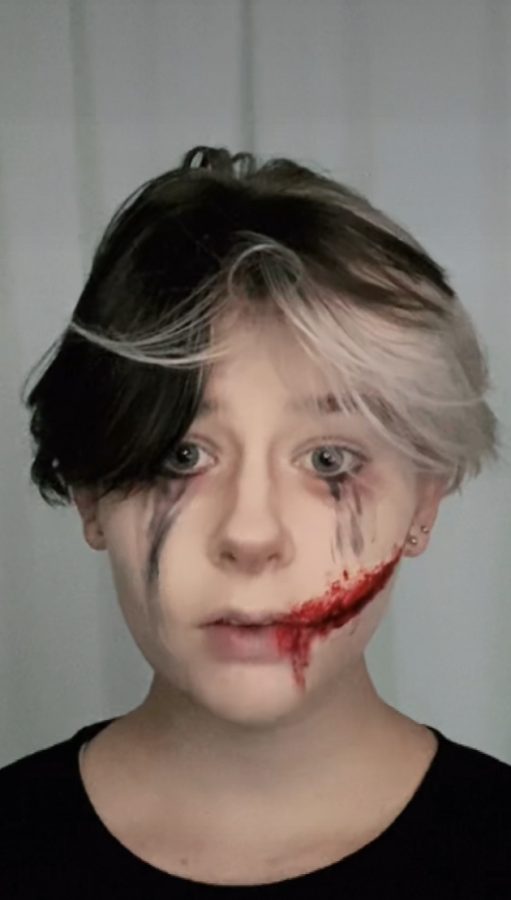 My first attempt at gore makeup