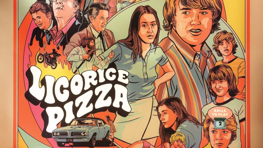 Licorice Pizza poster showcases characters in Alana and Garys life