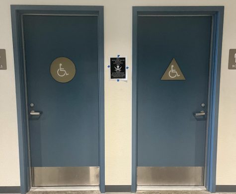 A set of bathrooms at San Dieguito Academy.