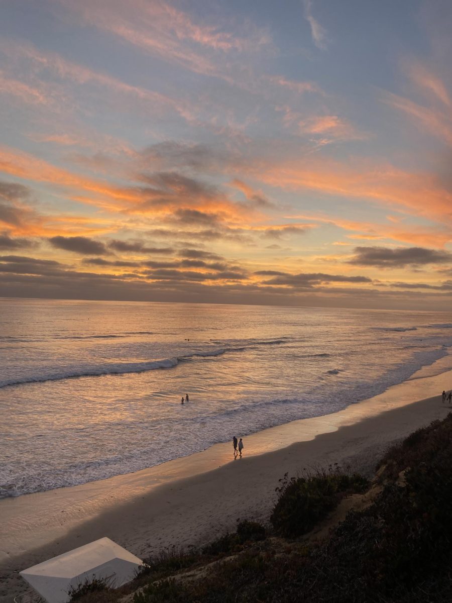 A gorgeous sunset at D Street Beach.