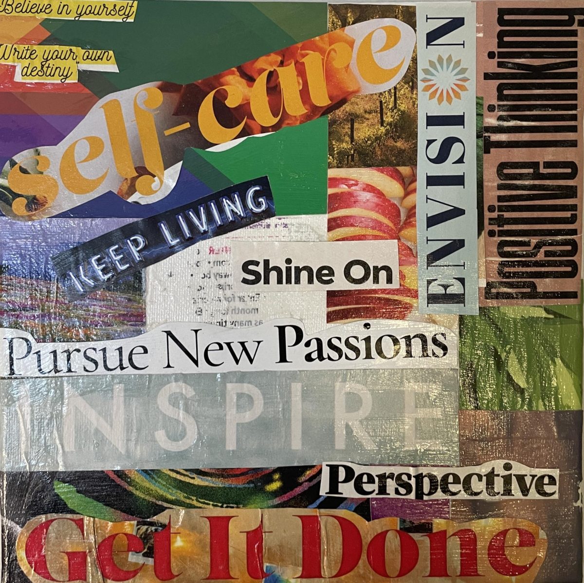 An example of a vision board.
